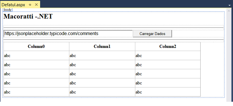 asp-net-convertendo-json-para-datatable